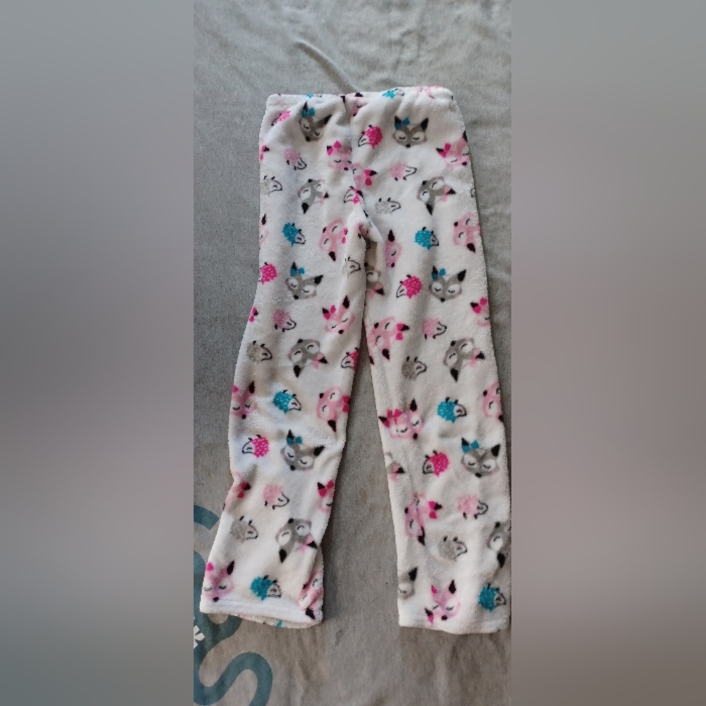Fuzzy pajama pants